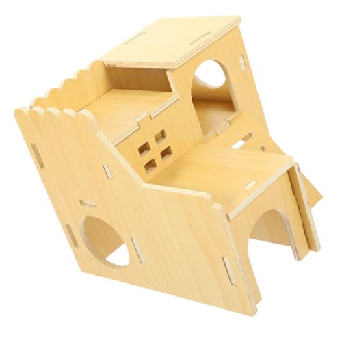 ERINGOGO Holz Hamsterhaus Versteck mit Leiter Natürliches Langlebiges Kleintierhaus für Zwerghamster und Meerschweinchen Atmungsaktiv Warm als Schlaf Rückzugsort für Kleine Haustiere DIY ERINGOGO Holz Hamsterhaus Versteck mit Leiter Natürliches Langlebiges Kleintierhaus für Zwerghamster und Meerschweinchen Atmungsaktiv Warm als Schlaf Rückzugsort für Kleine Haustiere DIY von ERINGOGO