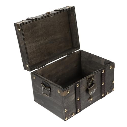 ERINGOGO Retro-piraten-schatzkiste Große Aufbewahrungsbox Für Schmuck Und Dokumente von ERINGOGO
