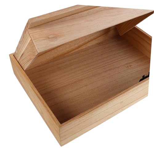 ERINGOGO Holz Wandregal mit Verstecktem Stauraum Rustikales Wandboard für Wohnzimmer Schlafzimmer Platzsparendes Einfach zu Montierendes Wandaufbewahrungssystem in Natürlichem Holzton ERINGOGO Holz Wandregal mit Verstecktem Stauraum Rustikales Wandboard für Wohnzimmer Schlafzimmer Platzsparendes Einfach zu Montierendes Wandaufbewahrungssystem in Natürlichem Holzton von ERINGOGO