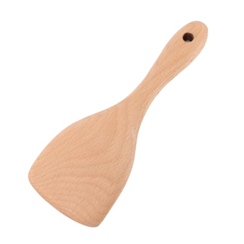 ERINGOGO Holz reisschaufel Flach Buchenholz Umweltfreundlich Küchenutensil Kochspatel für Restaurant und Haushalt Antihaftbeschichtet Geeignet zum Kochen und Mischen von ERINGOGO