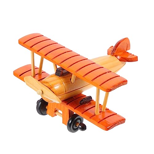 ERINGOGO Holzmodellflugzeug Junge Doppeldecker Flugzeuge Gadgets Akku Hängende Flugzeuge Flugzeug Wohnkultur Modellflugzeug Bausätze Flugzeugmodell Propeller von ERINGOGO