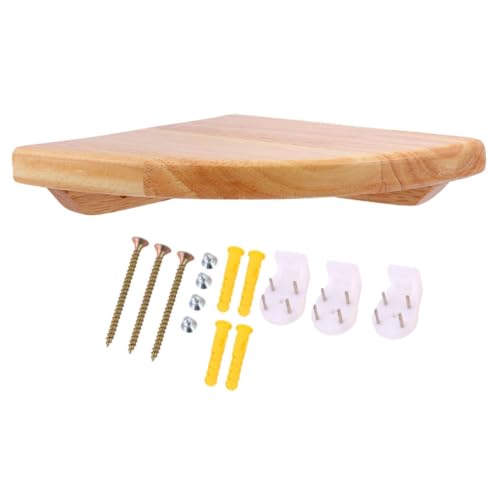 ERINGOGO Holzpartition Eckregal klein Rack ausstellen Wandregale Regale für die Wandaufbewahrung schwebendes kleines für die Wand Eckregalständer Eckregal Holz hölzern Khaki ERINGOGO Holzpartition Eckregal klein Rack ausstellen Wandregale Regale für die Wandaufbewahrung schwebendes kleines für die Wand Eckregalständer Eckregal Holz hölzern Khaki von ERINGOGO