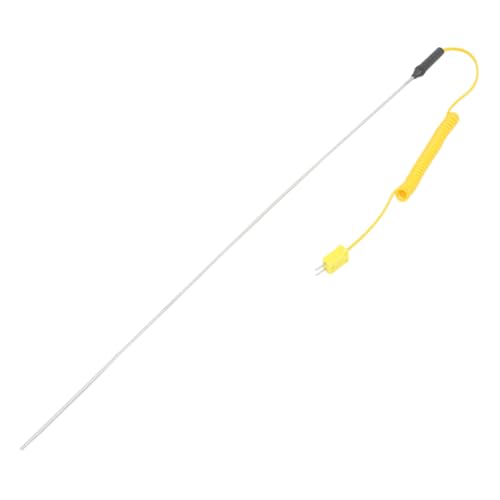 ERINGOGO K Thermoelement Temperaturfühler Handheld Messsonde für Flüssigkeiten und Oberflächen Lange Messspitze Präziser Temperaturfühler für Hvac und Abgasüberwachung ERINGOGO K Thermoelement Temperaturfühler Handheld Messsonde für Flüssigkeiten und Oberflächen Lange Messspitze Präziser Temperaturfühler für Hvac und Abgasüberwachung von ERINGOGO