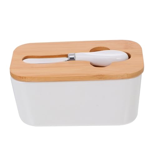 ERINGOGO Keramik Butterdose mit Bambusdeckel und Cutter Kleine Butter Aufbewahrungsbox Bpa Frei Kratzfest für Küchenlagerung und Butterportionierung Vielseitig für Butter und Käse ERINGOGO Keramik Butterdose mit Bambusdeckel und Cutter Kleine Butter Aufbewahrungsbox Bpa Frei Kratzfest für Küchenlagerung und Butterportionierung Vielseitig für Butter und Käse von ERINGOGO