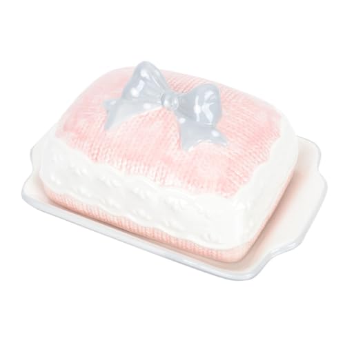 ERINGOGO Keramik Butterdose mit Deckel Stabile Butterhalter Schale für Butterstück Vintage Buttertablett aus Porzellan Praktische Butteraufbewahrung für Küchenarbeitsplatte ERINGOGO Keramik Butterdose mit Deckel Stabile Butterhalter Schale für Butterstück Vintage Buttertablett aus Porzellan Praktische Butteraufbewahrung für Küchenarbeitsplatte von ERINGOGO