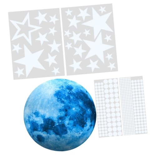 ERINGOGO Kinderzimmer Wandtattoo Nachtlicht Leuchtende Sterne Monde Selbstklebende Abnehmbare Nachtlicht Sticker für Glatte Wände Mond Sterne Punkte Sichere Wanddeko ERINGOGO Kinderzimmer Wandtattoo Nachtlicht Leuchtende Sterne Monde Selbstklebende Abnehmbare Nachtlicht Sticker für Glatte Wände Mond Sterne Punkte Sichere Wanddeko von ERINGOGO