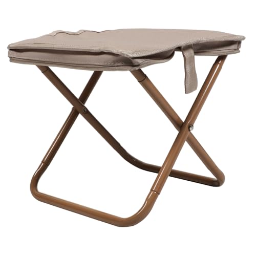 ERINGOGO Klappbarer Leichter Camping Klappstuhl mit Khaki Tragetasche Faltbarer Sitzhocker für Angeln Wandern Picknick Grillen Vielseitiger Outdoor Sitz Kompakt und Tragbar ERINGOGO Klappbarer Leichter Camping Klappstuhl mit Khaki Tragetasche Faltbarer Sitzhocker für Angeln Wandern Picknick Grillen Vielseitiger Outdoor Sitz Kompakt und Tragbar von ERINGOGO