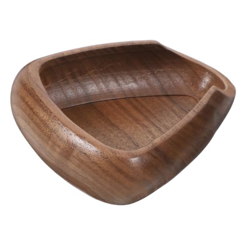 ERINGOGO Kleines Holztablett für Präzises Kaffeebohnen Abmessen mit Dosierlöffel Multifunktionales Kaffeebohnen Tablett aus Naturbelassenem Holz zum Abwiegen Servieren und Präsentieren von ERINGOGO