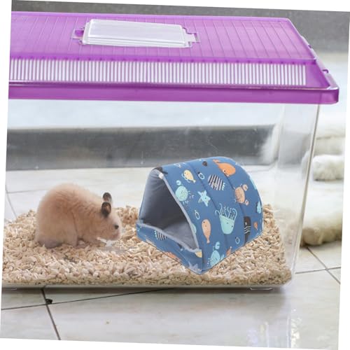 ERINGOGO Kleintier winterbett Warmes Meerschweinchen Versteck Kuschelhöhle für Kaninchen Hamster Igel Chinchilla Weiches Nest für Kalte Tage von ERINGOGO