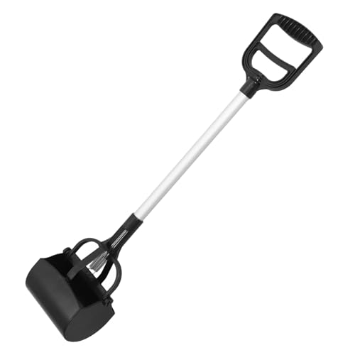 ERINGOGO Langer Griff Hundekot Schaufel mit Großer Öffnung Langlebiges Sicheres Material Müheloses Aufnehmen von Haustierabfällen Praktisches Reinigungstool für Hunde und Zufällige Farbe von ERINGOGO