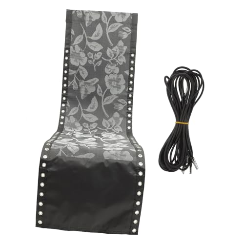 ERINGOGO Lounge Stuhl Ersatzstoff mit Seilen Atmungsaktiver Universeller Patio Relaxstuhl Reparaturbezug Strapazierfähiger Outdoor Stoff für Klappbare Liegestühle Garten Strandliegen von ERINGOGO
