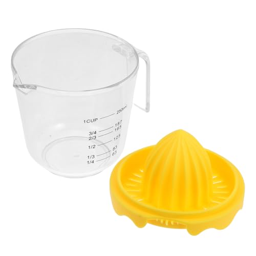 ERINGOGO Manuelle Zitruspresse mit Messbecher Robuster Einfache Handhabung Vielseitig für Zitronen und Orangen zum Saftpressen und Kochen Langlebiger Küchenhelfer ERINGOGO Manuelle Zitruspresse mit Messbecher Robuster Einfache Handhabung Vielseitig für Zitronen und Orangen zum Saftpressen und Kochen Langlebiger Küchenhelfer von ERINGOGO