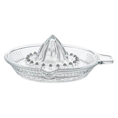 ERINGOGO Manueller Glas Zitruspresse Saftpressen Handlicher Entsafter für Zitrone Orange Grapefruit Robustes Material Einfache Reinigung Vielseitig für Frische Säfte und Muspressen ERINGOGO Manueller Glas Zitruspresse Saftpressen Handlicher Entsafter für Zitrone Orange Grapefruit Robustes Material Einfache Reinigung Vielseitig für Frische Säfte und Muspressen von ERINGOGO