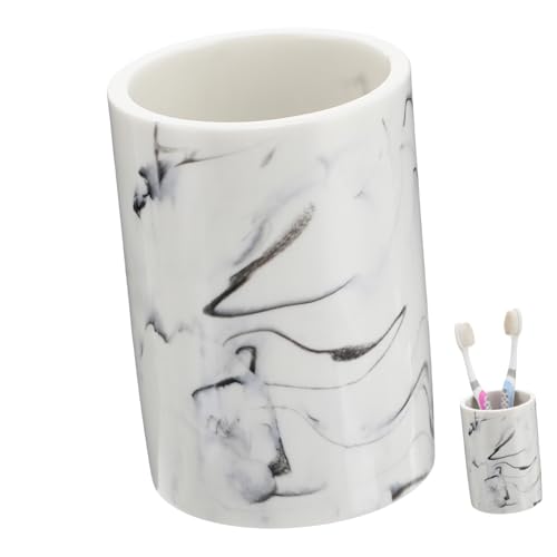 ERINGOGO Marmor Zahnputzbecher mit Einzigartigem Marmormuster Glatte Oberfläche Praktischer Badezimmerbecher zum Mundspülen und Zähneputzen Kreativer Haushalts waschbecher für Zuhause und ERINGOGO Marmor Zahnputzbecher mit Einzigartigem Marmormuster Glatte Oberfläche Praktischer Badezimmerbecher zum Mundspülen und Zähneputzen Kreativer Haushalts waschbecher für Zuhause und von ERINGOGO