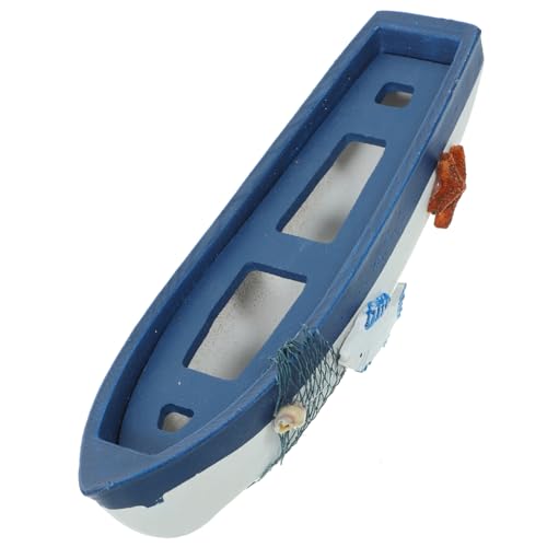 ERINGOGO Mediterranes Segelboot Modell Holzpiratenschiff Deko in Realistische Desktop Dekoration für Büro Schlafzimmer und Wohnzimmer Handwerklich Verarbeitet Kompaktes Design Vielseitig von ERINGOGO