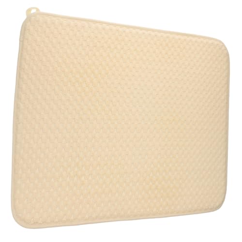 ERINGOGO Mikrofaser Abtropfmatte Wasserabsorbierende Hitzebeständige Küchentrocknungsmatte für Geschirr und Besteck Dekorative Schnell Trocknende Küchenmatte in Gelb ERINGOGO Mikrofaser Abtropfmatte Wasserabsorbierende Hitzebeständige Küchentrocknungsmatte für Geschirr und Besteck Dekorative Schnell Trocknende Küchenmatte in Gelb von ERINGOGO