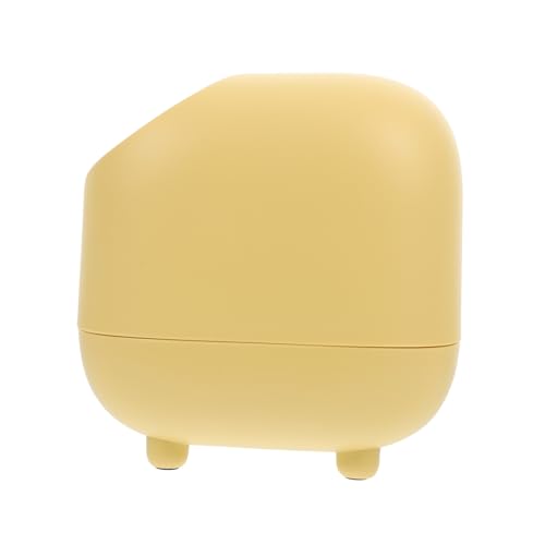 ERINGOGO Mini Desktop Trash Can Gelb Kleiner Tischmülleimer mit Deckel Cartoon Müllbehälter für Büro und Zuhause Platzsparend Vielseitig für Abfall und Kleinteile Niedlich und Robust ERINGOGO Mini Desktop Trash Can Gelb Kleiner Tischmülleimer mit Deckel Cartoon Müllbehälter für Büro und Zuhause Platzsparend Vielseitig für Abfall und Kleinteile Niedlich und Robust von ERINGOGO