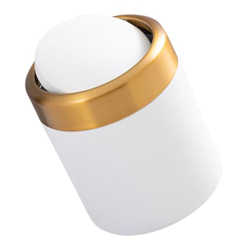 ERINGOGO Mini Edelstahl Abfalleimer mit Deckel Runder Kleiner Mülleimer für Badezimmer Schlafzimmer und Küche Geruchsneutraler Tisch mülleimer aus Langlebigem Edelstahl Kompakt und ERINGOGO Mini Edelstahl Abfalleimer mit Deckel Runder Kleiner Mülleimer für Badezimmer Schlafzimmer und Küche Geruchsneutraler Tisch mülleimer aus Langlebigem Edelstahl Kompakt und von ERINGOGO