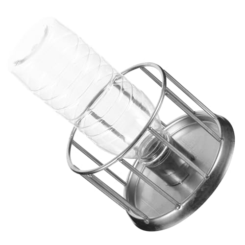 ERINGOGO Mini Edelstahl Wasserschale für Reptilien und Schildkröten Wasserdichter Futternapf für Terrarien Spritzgeschützter Trinknapf Einfach zu Verwenden Vielseitiger Wasserspender für von ERINGOGO