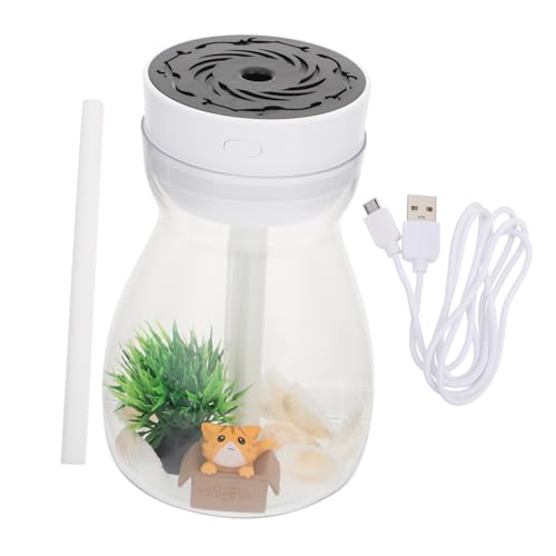 ERINGOGO Mini Luftbefeuchter USB Tragbar mit Bunter LED Beleuchtung Leiser Desktop Luftbefeuchter für Auto Büro und Schlafzimmer Kompakt und Leicht Sorgt für Frische Luft und von ERINGOGO
