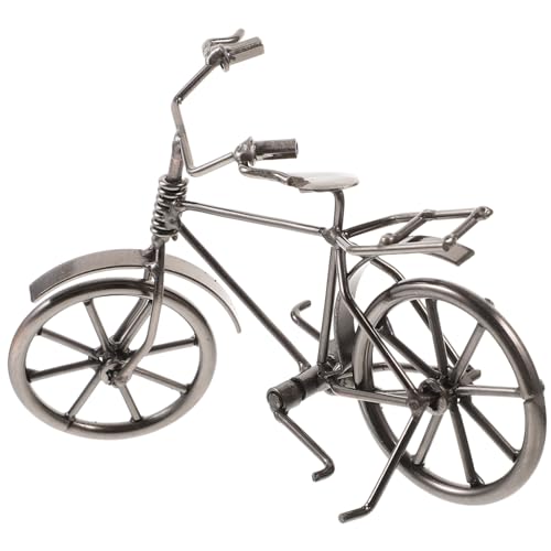 ERINGOGO Miniatur Retro Fahrrad Modell aus Metall Filigrane Eisenkunst Skulptur Kleine Dekoration für Wohnzimmer Büro Regal Stilvolle Fahrrad Ornament für Haus und Schreibtisch ERINGOGO Miniatur Retro Fahrrad Modell aus Metall Filigrane Eisenkunst Skulptur Kleine Dekoration für Wohnzimmer Büro Regal Stilvolle Fahrrad Ornament für Haus und Schreibtisch von ERINGOGO