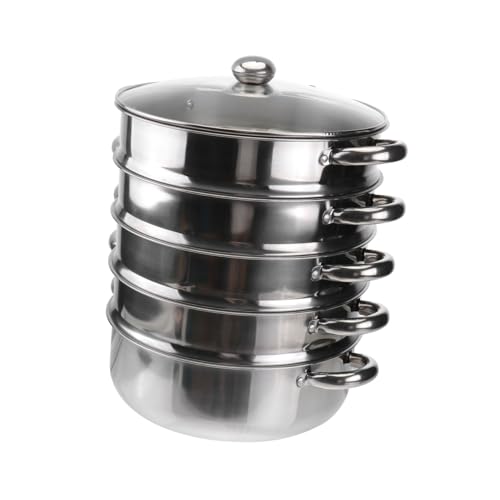 ERINGOGO Multifunktionaler Edelstahl Dampfgarer Topf Lagig Praktischer Suppentopf für Induktionsherde Langlebig Platzsparend für Vielseitiges Kochen ERINGOGO Multifunktionaler Edelstahl Dampfgarer Topf Lagig Praktischer Suppentopf für Induktionsherde Langlebig Platzsparend für Vielseitiges Kochen von ERINGOGO