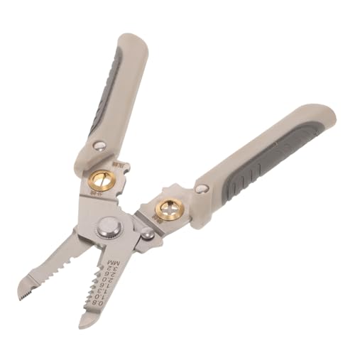 ERINGOGO Multifunktionaler Kabelabisolierer Abisolierzange mit Kupferdrahtschneider Langlebig Robust Ergonomisch für Elektriker und Heimwerker Vielseitig für Elektro Industrieeinsatz von ERINGOGO