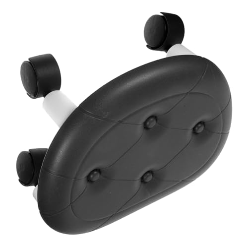 ERINGOGO Multifunktionaler Mini Hocker mit Drehung Tragbarer Kunststoff Rollhocker Leiser Bodenschonender Fußhocker Stabiler Mini Sitz für Büro und Zuhause von ERINGOGO