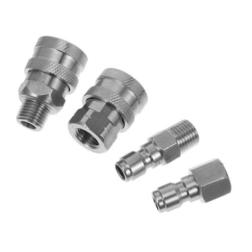 ERINGOGO Npt Schnellkupplung Adapter für Gartenschlauch Druckbeständig Präzise Gefertigt Hohe Leistung Schnelle Verbindung für Hochdruck Wasserpistolen von ERINGOGO