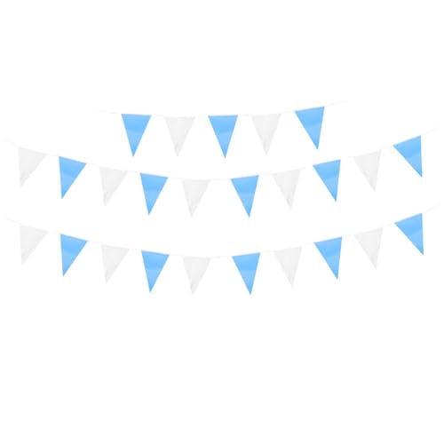 ERINGOGO Oktoberfest Wimpelkette Kariert Polyester Langlebig Wiederverwendbar Partydeko für und Festivaldekoration Innen Außen Geeignet von ERINGOGO