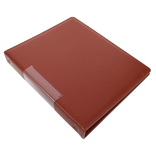 ERINGOGO Ordner Für Einen Chor Notenordner Mit Plastikhüllen Portfolio Notizbuch Notenordner Für Orchester Professioneller Portfolio Ordner Vintage Nachfüllbarer Braun von ERINGOGO
