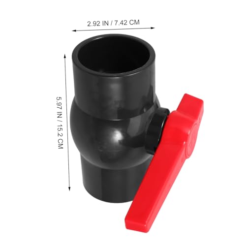 ERINGOGO PVC Kugelhahn Steckanschluss Absperrventil Gerade Wasserhahn Ventil für Bewässerung Rohrverbindung Gartenschlauch Zubehör Robust Dicht ERINGOGO PVC Kugelhahn Steckanschluss Absperrventil Gerade Wasserhahn Ventil für Bewässerung Rohrverbindung Gartenschlauch Zubehör Robust Dicht von ERINGOGO