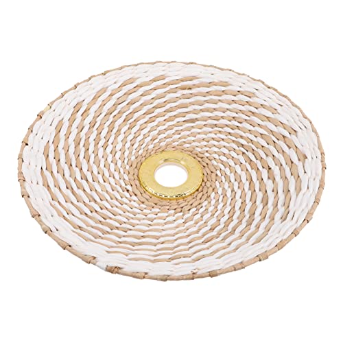 ERINGOGO Papiergewebter Lampenschirm Deckenleuchte Stilvoller Vintage Lichtschutz für Wohnzimmer Schlafzimmer Hotel Elegant Geruchsneutral Sichere Metallverstärkung ERINGOGO Papiergewebter Lampenschirm Deckenleuchte Stilvoller Vintage Lichtschutz für Wohnzimmer Schlafzimmer Hotel Elegant Geruchsneutral Sichere Metallverstärkung von ERINGOGO