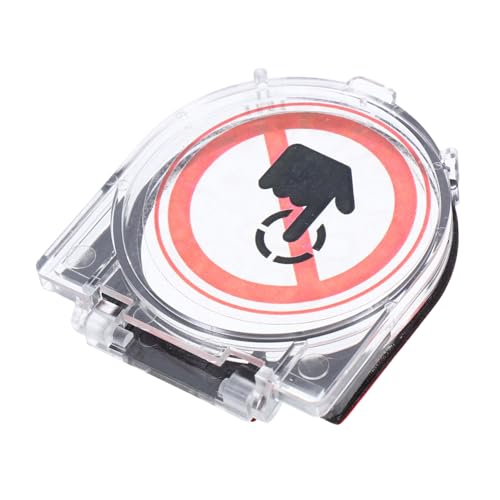 ERINGOGO Power Button Cover Schutzabdeckung Kunststoff Push Button Protector für Computer Aufzug Waschmaschine Knopfschutz Langlebig und Installieren von ERINGOGO