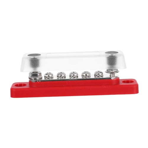 ERINGOGO Power Distribution Block Sammelschiene Pol Kupfer mit Abdeckung Verteiler für Wohnmobil Auto Boot Zuverlässige Kabelorganisation Hitzebeständig Rote Basis ERINGOGO Power Distribution Block Sammelschiene Pol Kupfer mit Abdeckung Verteiler für Wohnmobil Auto Boot Zuverlässige Kabelorganisation Hitzebeständig Rote Basis von ERINGOGO