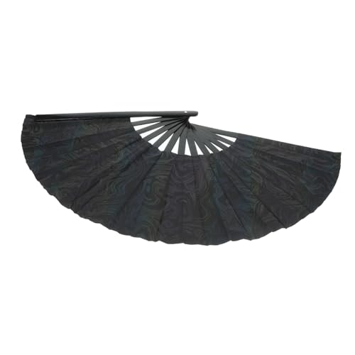 ERINGOGO Reflektierender Chinesischer Faltfächer Handfächer aus Holz Handlicher Klappbarer Party und Tanz Requisit für Sommer Cosplay und Performance ERINGOGO Reflektierender Chinesischer Faltfächer Handfächer aus Holz Handlicher Klappbarer Party und Tanz Requisit für Sommer Cosplay und Performance von ERINGOGO