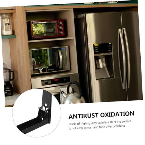 ERINGOGO Retraktabler Wandhalter aus Edelstahl Mikrowellenregal Platzsparend Küchenhalterung zur Aufbewahrung Vielseitig Verwendbar Schwarz ERINGOGO Retraktabler Wandhalter aus Edelstahl Mikrowellenregal Platzsparend Küchenhalterung zur Aufbewahrung Vielseitig Verwendbar Schwarz von ERINGOGO