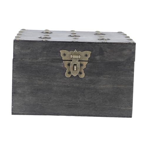 ERINGOGO Retro Holzbox mit Schloss Dekorative Vintage Aufbewahrungsbox für Schmuck und Haushaltsgegenstände Feine Verarbeitung Vielseitig Nutzbar als Desktop Organizer oder ERINGOGO Retro Holzbox mit Schloss Dekorative Vintage Aufbewahrungsbox für Schmuck und Haushaltsgegenstände Feine Verarbeitung Vielseitig Nutzbar als Desktop Organizer oder von ERINGOGO
