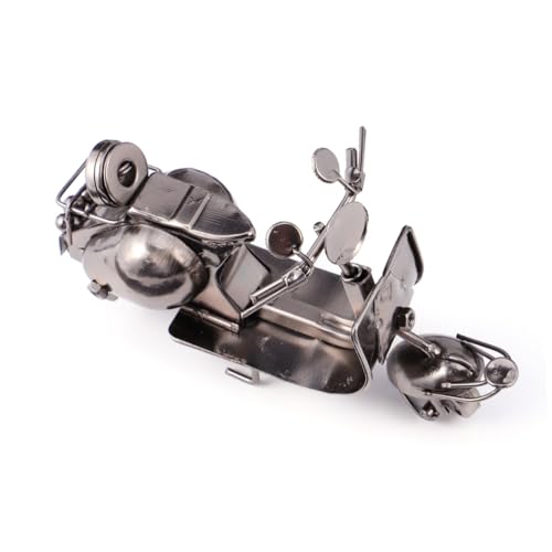 ERINGOGO Retro Motorradmodell aus Eisenkunst Filigrane Handarbeit Vintage Elektromotorrad Miniatur Dekoratives Sammlerstück für Schreibtisch Büro und Wohnbereich Rostfrei und Langlebig ERINGOGO Retro Motorradmodell aus Eisenkunst Filigrane Handarbeit Vintage Elektromotorrad Miniatur Dekoratives Sammlerstück für Schreibtisch Büro und Wohnbereich Rostfrei und Langlebig von ERINGOGO