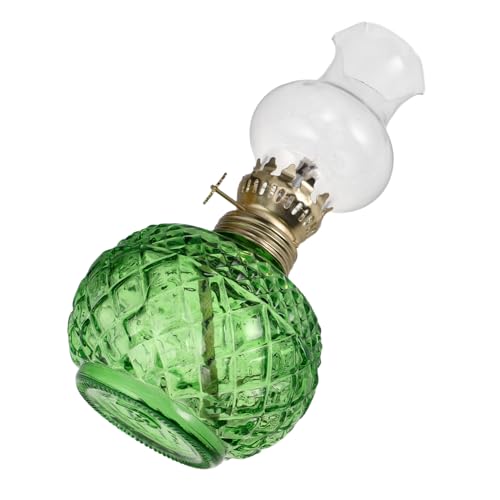 ERINGOGO Vintage Petroleumlampe aus Verstellbarer Docht Warmes Nachtlicht für Wohnzimmer und Schlafzimmer Dekorative Öllampe für Notfälle Langlebige Petroleum Nachttischlampe von ERINGOGO