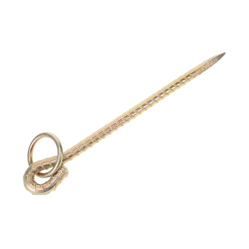 ERINGOGO Robuster Bodenanker aus Eisen für Hunde und Vieh Stabiles Erdpfahl Zubehör für Outdoor Camping Hundebindung und Viehhaltung Widerstandsfähiger Hundespike für Sicheren Stand von ERINGOGO