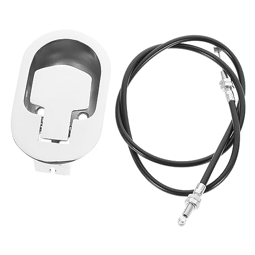 ERINGOGO Ersatzgriff für Liegesessel mit Kabel Verstellbarer Entriegelungsgriff Langlebiges Sofa Liegestuhl Zubehör für Bequeme Nutzung Schwarz von ERINGOGO
