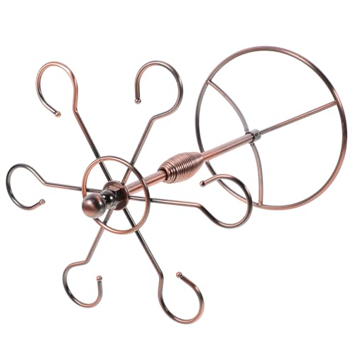 ERINGOGO Robuster Weinregal aus mit Verdrehtem Draht Design Freistehend Stabiler Halter für Weingläser und Kelchbecher Vielseitig für Zuhause Bar und Restaurant Langlebig und Dekorativ ERINGOGO Robuster Weinregal aus mit Verdrehtem Draht Design Freistehend Stabiler Halter für Weingläser und Kelchbecher Vielseitig für Zuhause Bar und Restaurant Langlebig und Dekorativ von ERINGOGO