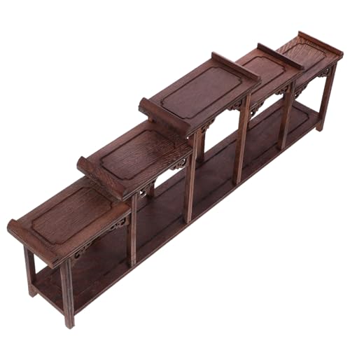 ERINGOGO Robustes Holz Display Regal aus Hartholz Multifunktionaler Stand für Actionfiguren und Schmuck Platzsparend Stabiler Aufbewahrungsständer für Wohn Geschäftsräume Stilvolles Design ERINGOGO Robustes Holz Display Regal aus Hartholz Multifunktionaler Stand für Actionfiguren und Schmuck Platzsparend Stabiler Aufbewahrungsständer für Wohn Geschäftsräume Stilvolles Design von ERINGOGO