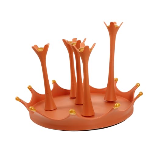 ERINGOGO Rotierender Becherhalter mit Großer Kapazität Platzsparendes Tassen und Gläser Organizer Regal Orange Multifunktional für Küche und Gastronomie Design für Ordentliche Aufbewahrung ERINGOGO Rotierender Becherhalter mit Großer Kapazität Platzsparendes Tassen und Gläser Organizer Regal Orange Multifunktional für Küche und Gastronomie Design für Ordentliche Aufbewahrung von ERINGOGO