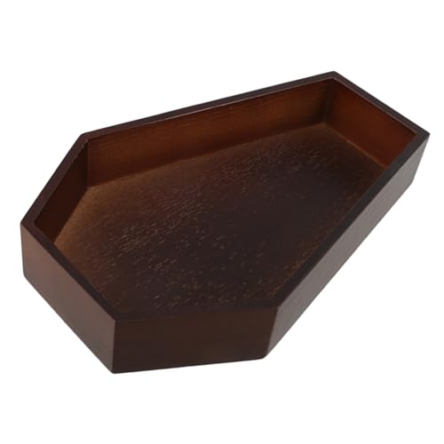 ERINGOGO Sargtablett Halloween Dekoration Halloween Süßigkeitenschale Sarg Snackplatte Partytablett Gruseliges Serviertablett Geschirrtablett von ERINGOGO