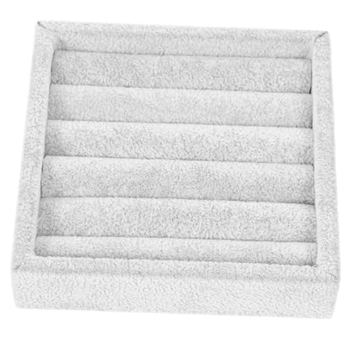 ERINGOGO Schmucktablett mit Weicher Lint oberfläche Großer Kapazität Organizer für Ringe und Ohrringe Tragbarer Schmuckhalter für Kommode und Reise Stilvolles Aufbewahrungsfach für Schmuck ERINGOGO Schmucktablett mit Weicher Lint oberfläche Großer Kapazität Organizer für Ringe und Ohrringe Tragbarer Schmuckhalter für Kommode und Reise Stilvolles Aufbewahrungsfach für Schmuck von ERINGOGO