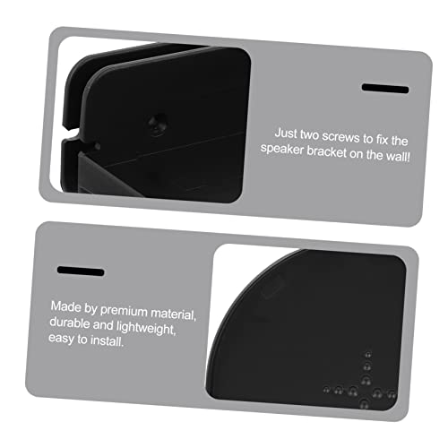 ERINGOGO Schwarze Wandhalterung für Intelligente Lautsprecher Material Platzsparend Einfache Montage mit Schrauben Kompatibel mit Google Nest WiFi und Hub Sicher und Zufällige Farbe von ERINGOGO