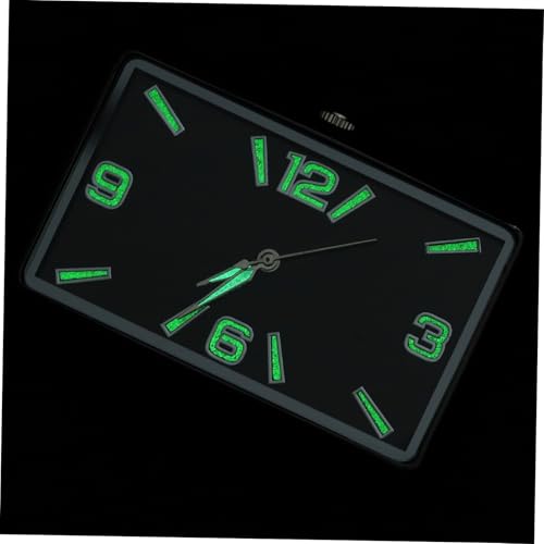 ERINGOGO Selbstklebende Analoge Auto Armaturenbrett Uhr Quadratisch Fluoreszierend Kleine Auto Uhr Langelebig Vielseitig für Büro Zuhause ERINGOGO Selbstklebende Analoge Auto Armaturenbrett Uhr Quadratisch Fluoreszierend Kleine Auto Uhr Langelebig Vielseitig für Büro Zuhause von ERINGOGO