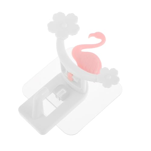 ERINGOGO Selbstklebender Flamingo Wandhaken mit Starkem kein Bohren Hohe Tragkraft Niedliches Design für Bad Küche und Tür Stabiler Klebehaken zur Einfachen Wandaufhängung von ERINGOGO